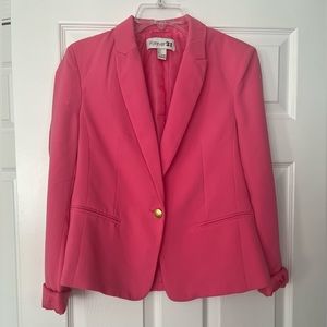 Forever 21 Pink Business Blazer